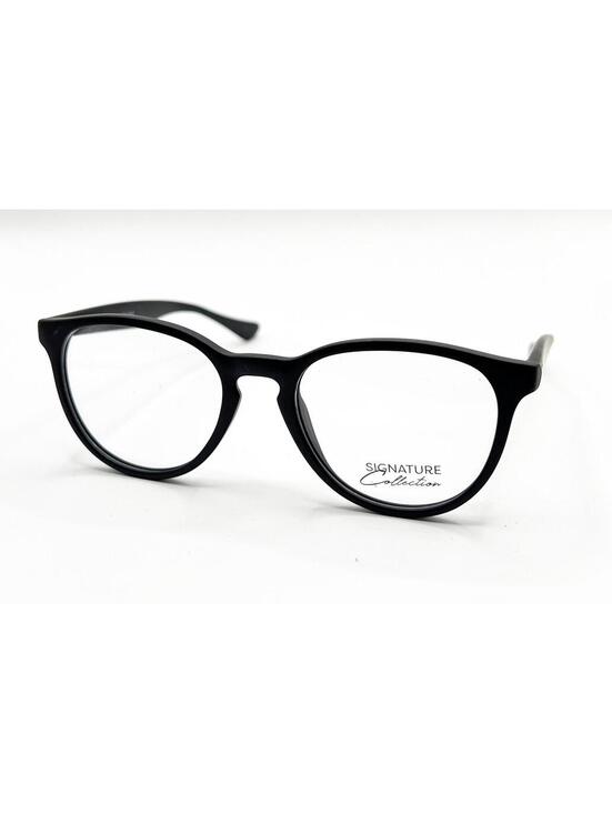 Signature S7026 Mt Blk Matte Black Authentic Eyeglasses 51-18-140